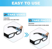 Load image into Gallery viewer, Clear Lens Hidden Glasses Camera