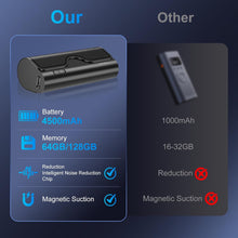 Load image into Gallery viewer, Magnetic Voice Activated Audio Recorder 128GB