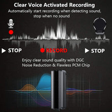 Load image into Gallery viewer, Voice Activated Audio Recorder 32GB Magnetic