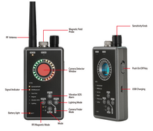 Load image into Gallery viewer, Spy Hunter V70 Bug/Camera/GPS/RF Detector