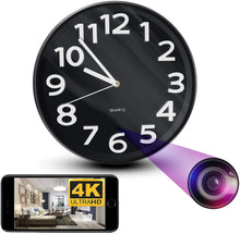 Load image into Gallery viewer, Wall Clock Hidden Camera with WiFi